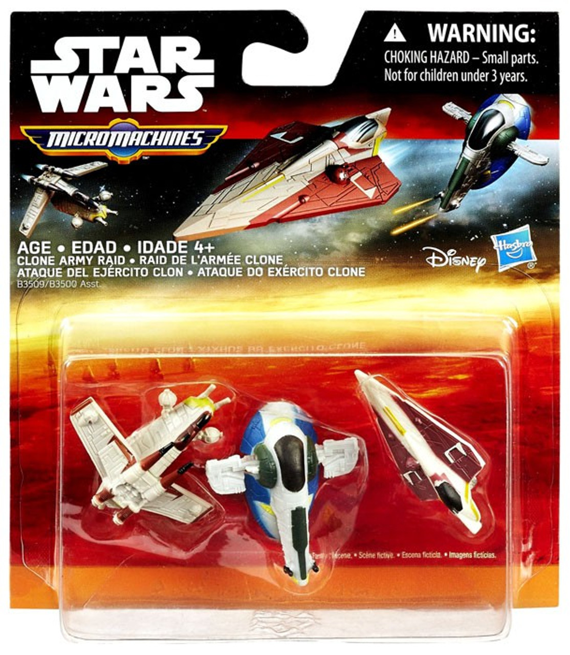Star Wars The Force Awakens Micro Machines Clone Army Raid Vehicle 3-Pack