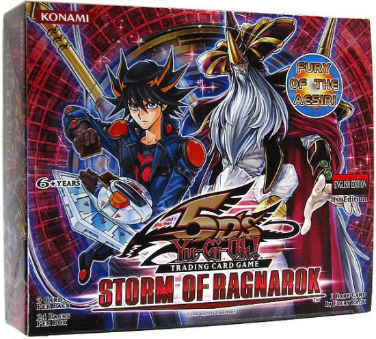 遊戯王 5D's STORM OF RAGNAROK アジア版　未開封BOX YuGiOh Storm of Ragnarok Booster Box 24 Packs Konami - ToyWiz
