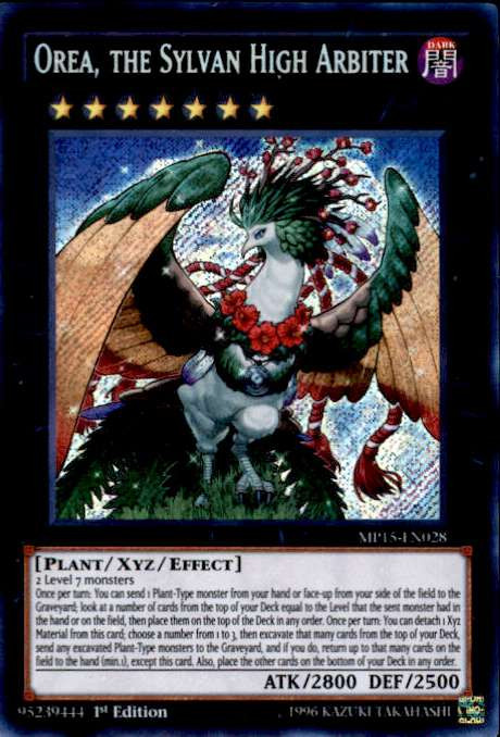 Yu-Gi-Oh! Orea The Sylvan High Arbiter (PRIO-EN050) – Secret Rare, 1st Edition Sammelkarte