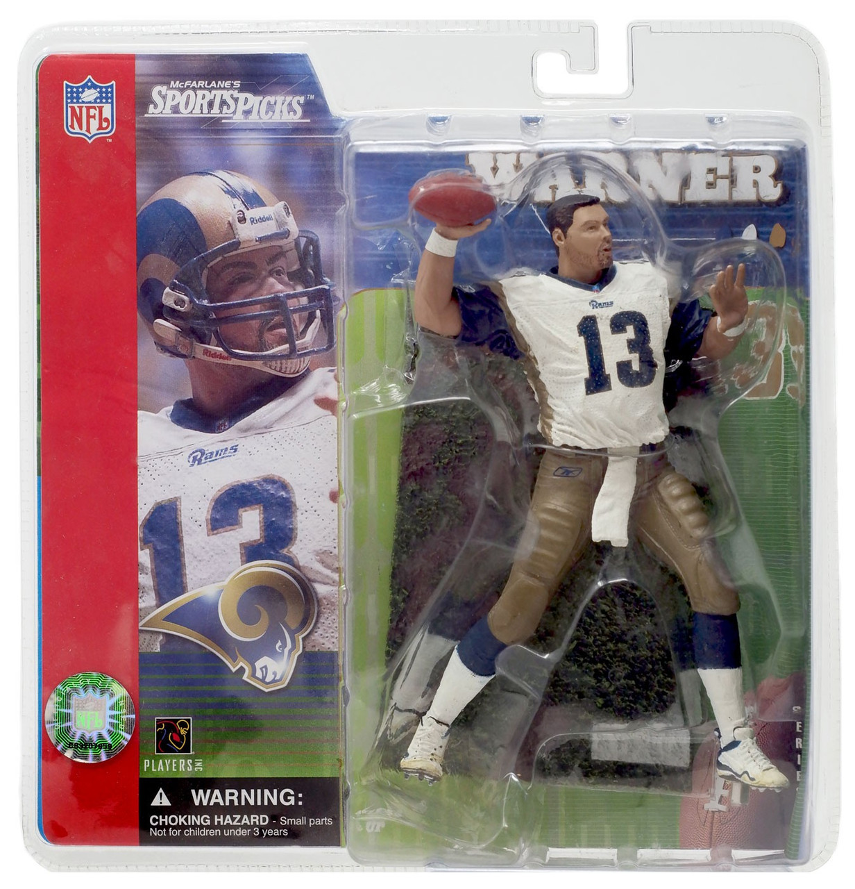 スポーツ McFarlane  Warner Rams No Helmet mcnfl1warnernhvar__95344.