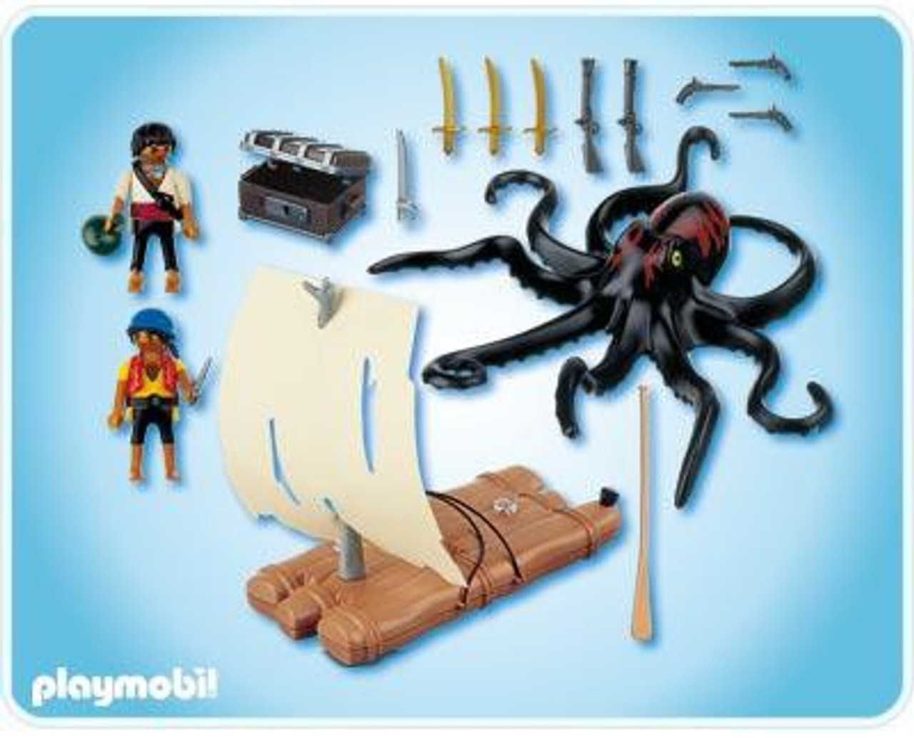 Playmobil Pirates Giant Octopus Set 4291 Toywiz - roblox island with giant octopus