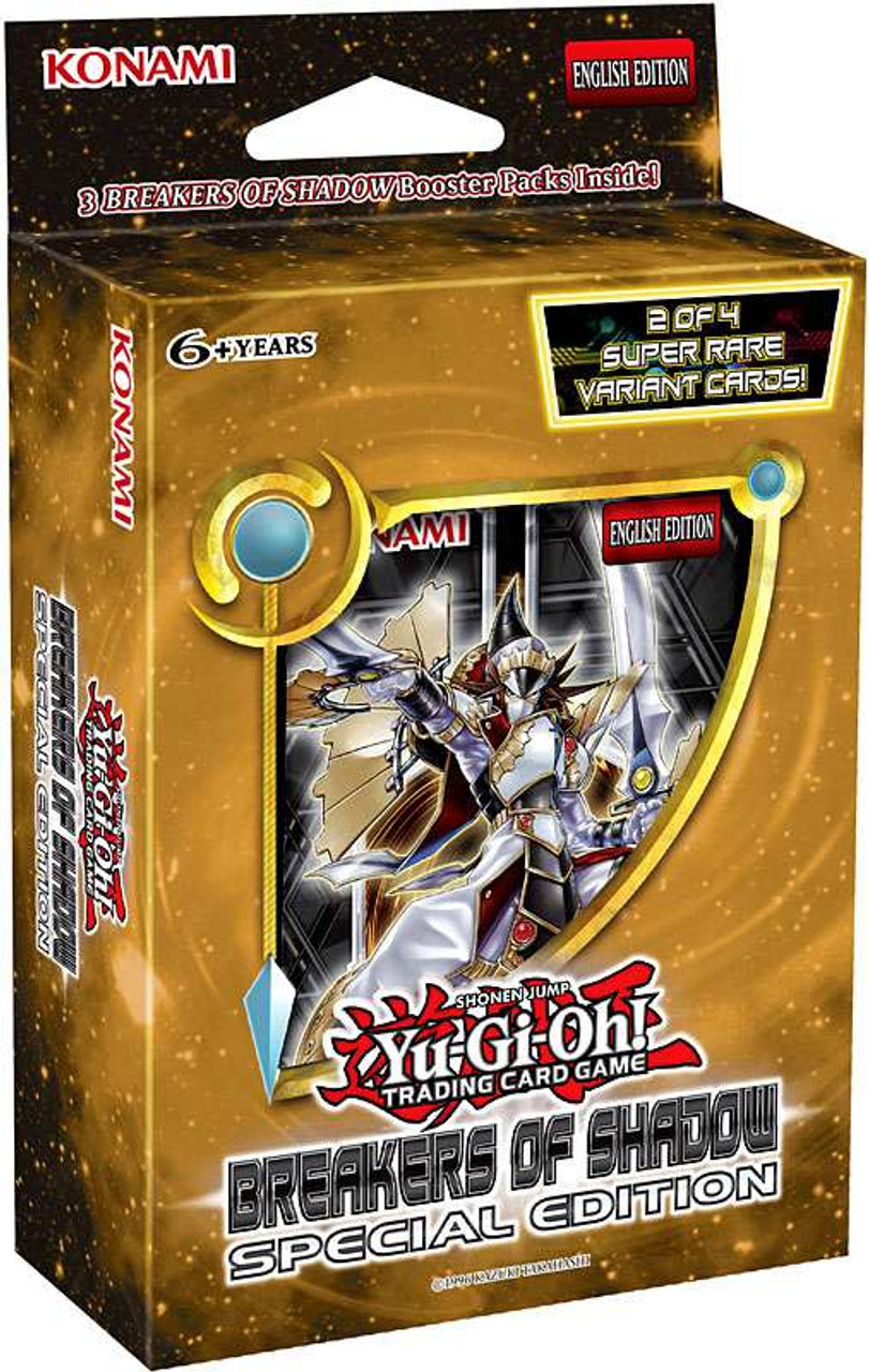 Yugioh Trading Card Game Breakers Of Shadow Special Edition 3 Booster Packs 1 Random Promo Card Konami Toywiz