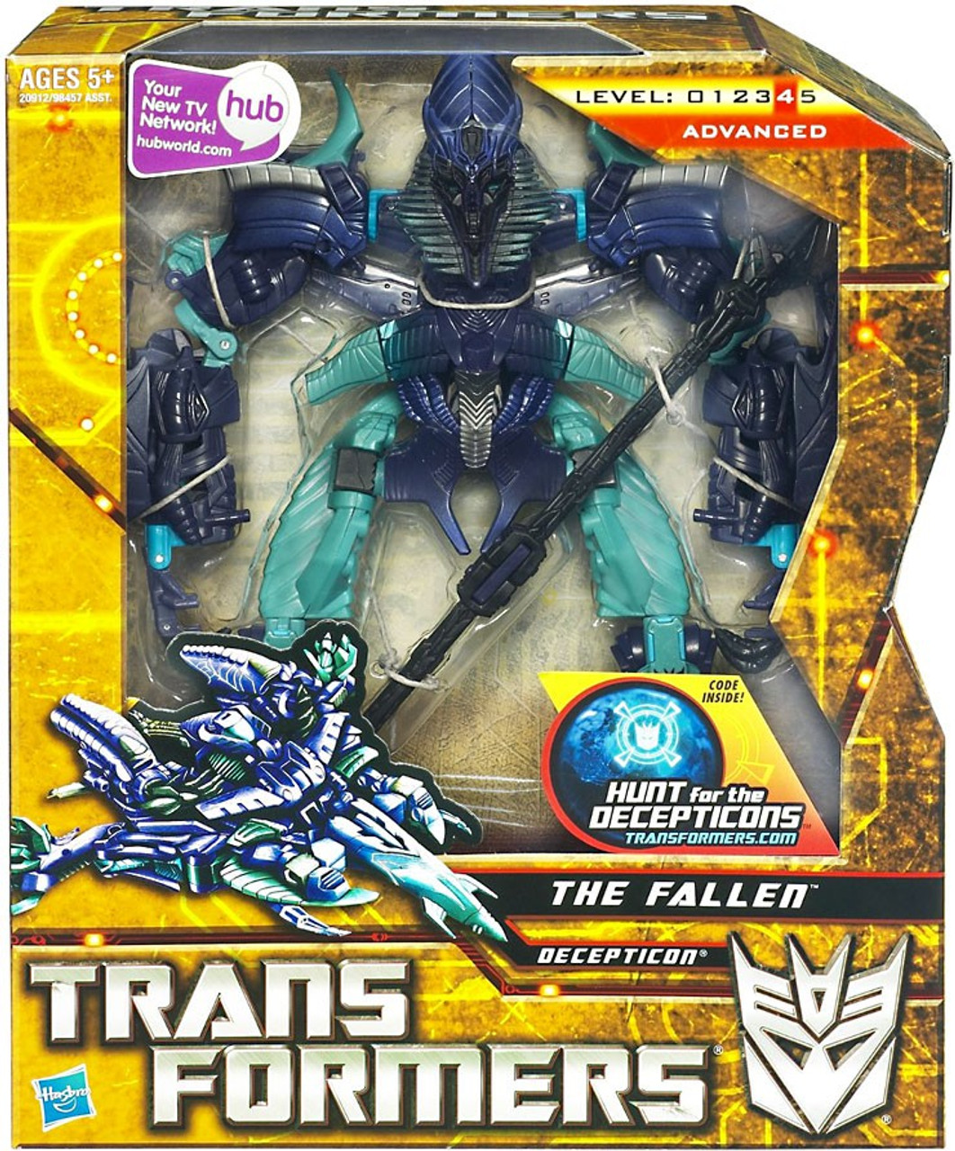 Transformers Hunt For The Decepticons The Fallen Voyager Action Figure Hasbro Toys Toywiz - fallen halo code roblox