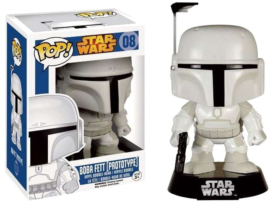 Funko Star Wars Pop Star Wars Boba Fett Exclusive Vinyl Bobble Head 08 Prototype Toywiz
