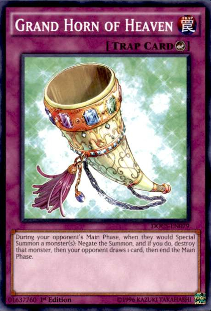 Yugioh Dimension Of Chaos Single Card Common Grand Horn Of Heaven Docs En079 Toywiz - lightning horn of the heavens roblox