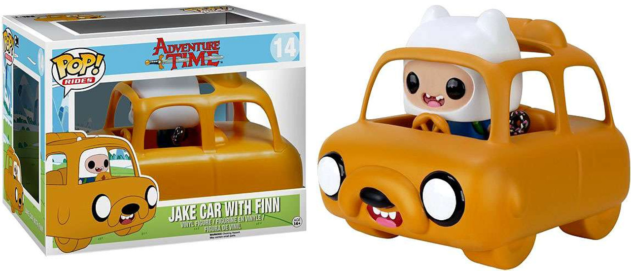 jake car with finn pop