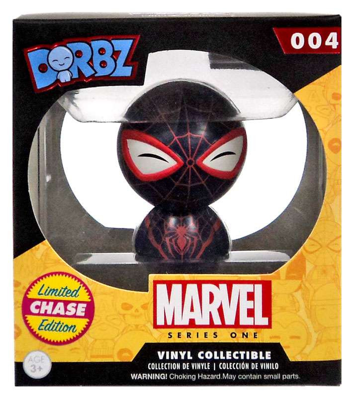 Funko Marvel Spider Man Dorbz Spider Man Vinyl Figure 04 Miles Morales Limited Edition Chase Toywiz
