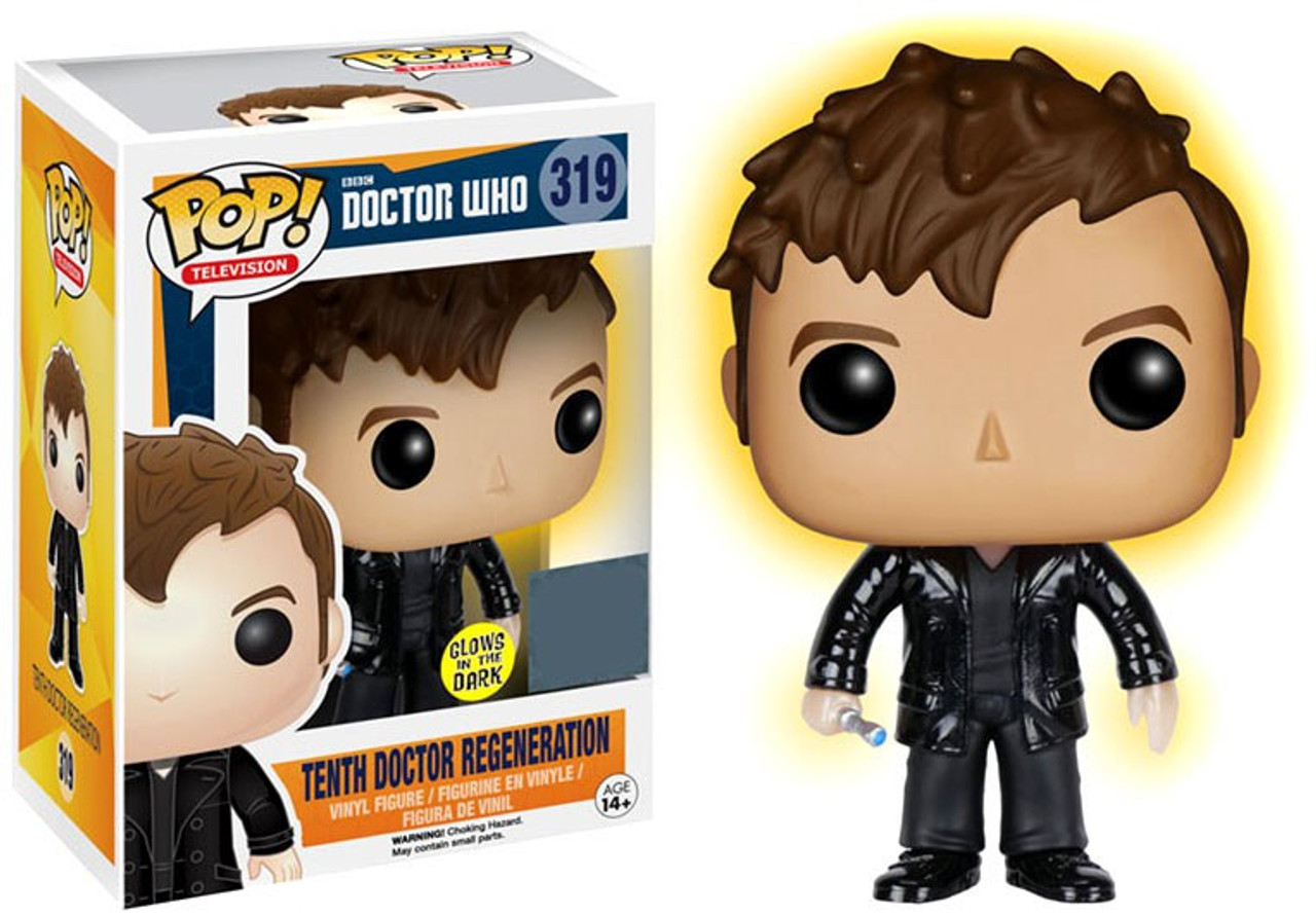 Funko Doctor Who Pop Tv Tenth Doctor Regeneration Exclusive Vinyl Figure 319 Glow In The Dark Toywiz - roblox doctor who regeneration games