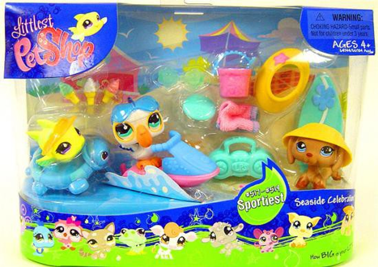 littlest pet shop beach set