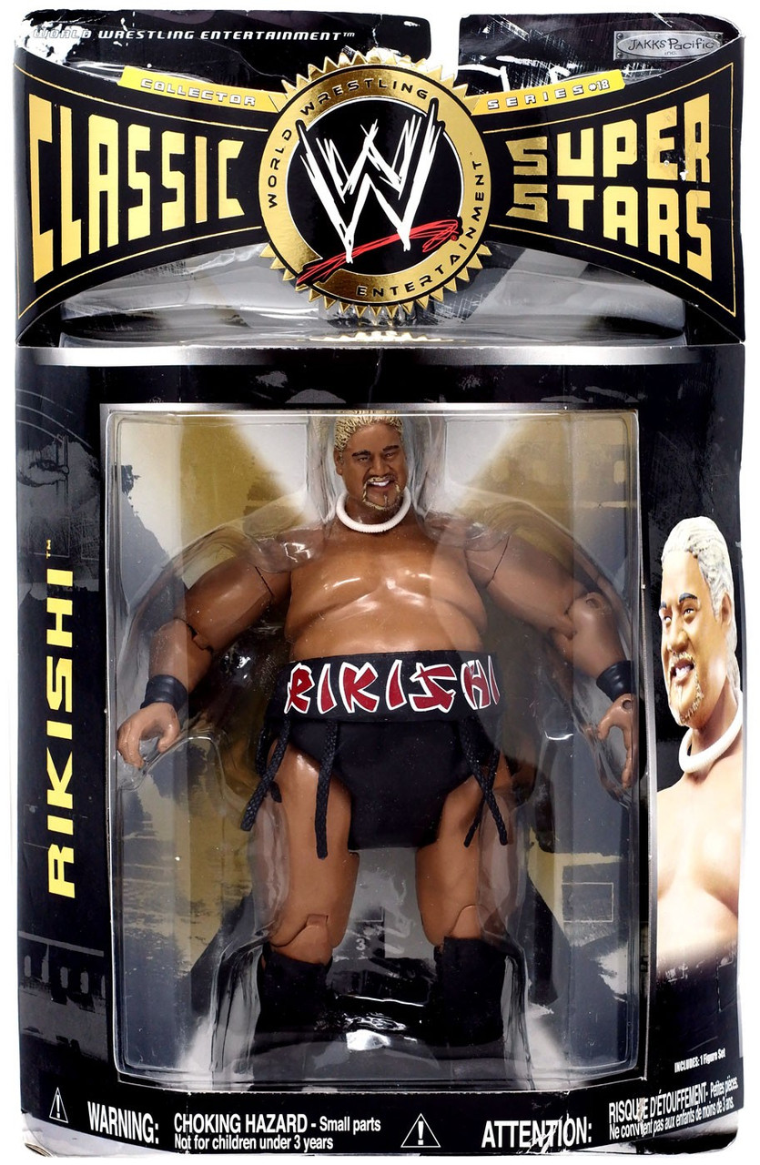 WWE Wrestling Classic Superstars Series 18 Rikishi Action Figure Jakks