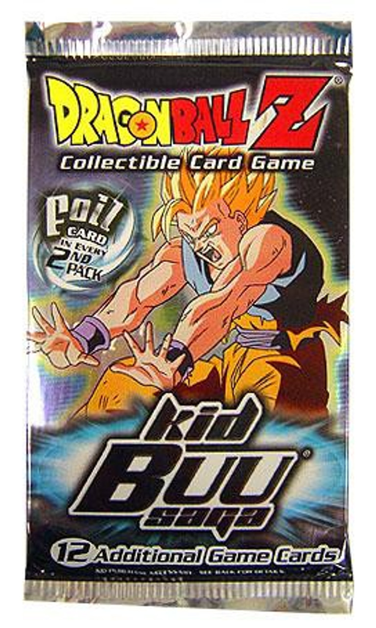 Dragon Ball Z Collectible Card Game Kid Buu Saga Booster Pack Score Toywiz - kid buudragon ball z roblox