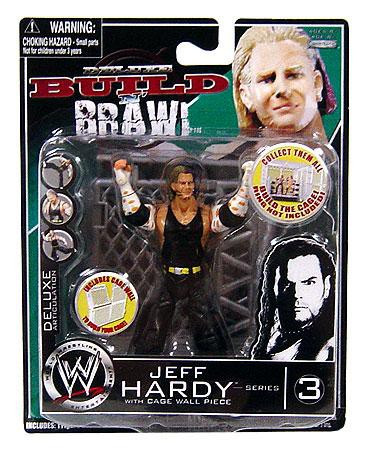 WWE Wrestling Build N Brawl Series 3 Jeff Hardy 4 Action Figure
