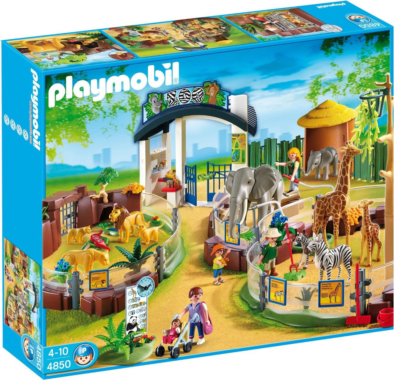 Playmobil Large Zoo with Entrance Set 4850 ToyWiz