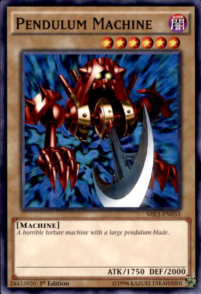 Yugioh Millennium Pack Single Card Common Pendulum Machine Mil1 En033 Toywiz Use various tools to torture your victim. toywiz com