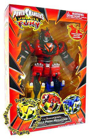 Power Rangers Jungle Fury Deluxe Transforming Jungle Pride Megazord