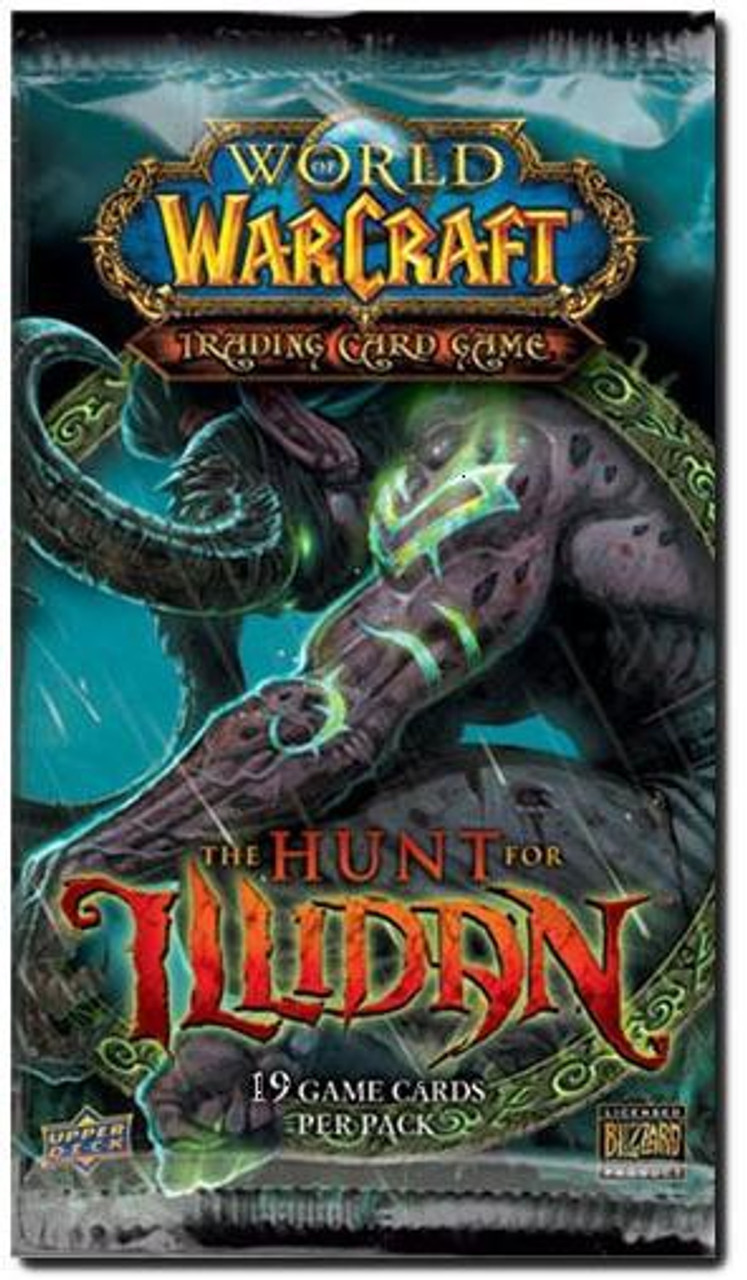 World of Warcraft Trading Card Game The Hunt for Illidan Booster Pack Upper Deck - ToyWiz
