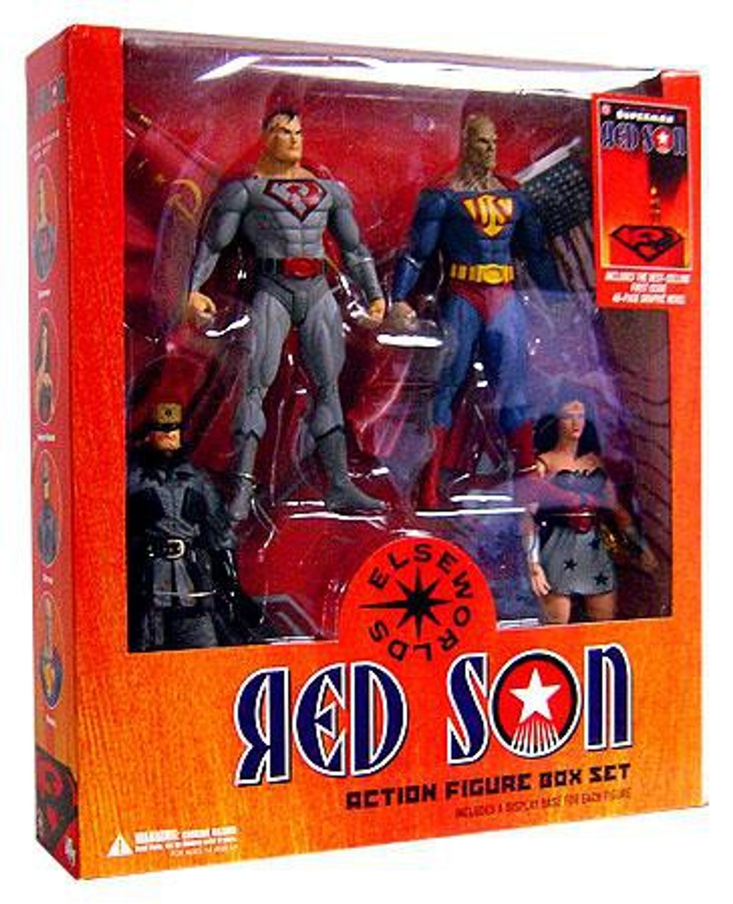 red son superman figure