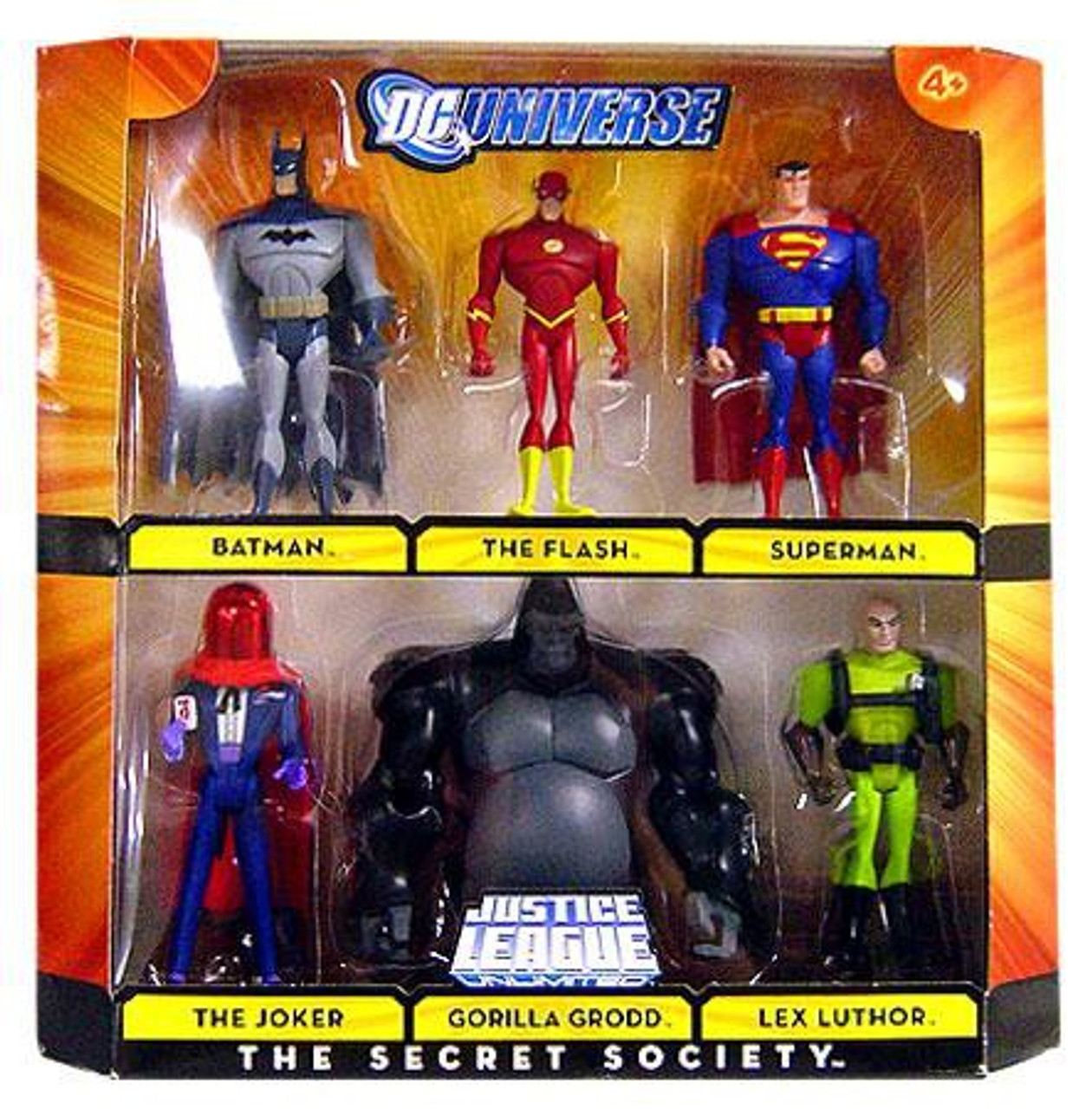 Dc Universe Justice League Unlimited The Secret Society Exclusive Action Figure Set Mattel Toys 3957