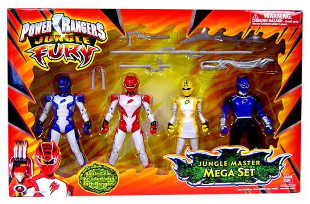 power rangers jungle fury figures