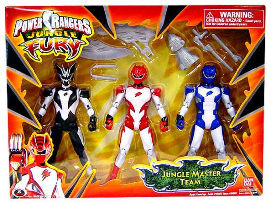 Power Rangers Jungle Fury Jungle Master Team Action Figures Bandai
