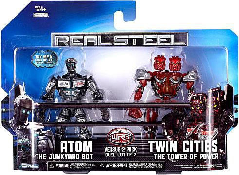 Real Steel Atom vs. Twin Cities Action Figure 2-Pack Jakks Pacific