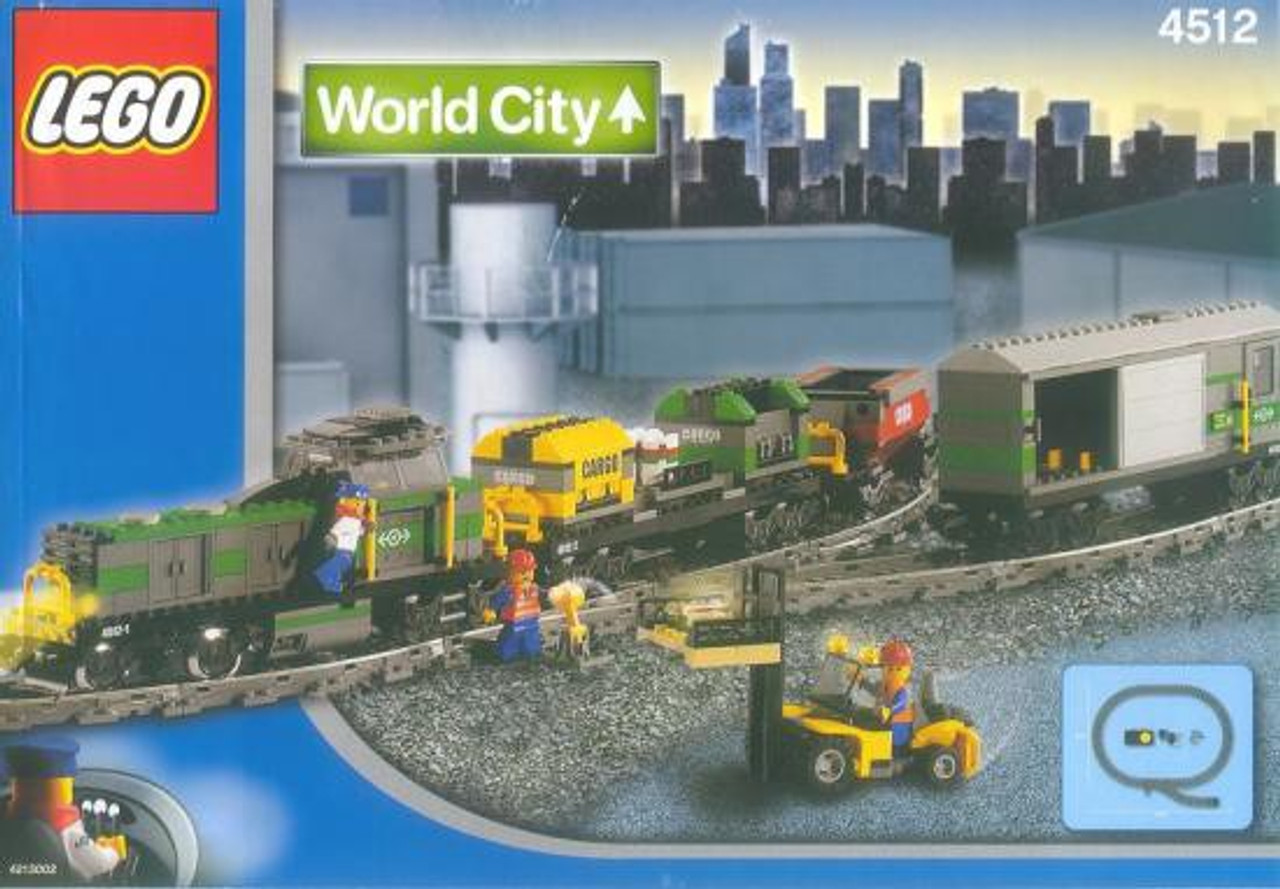 lego city cargo train set