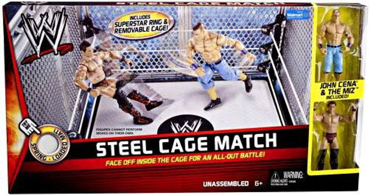 wwe toys steel cage