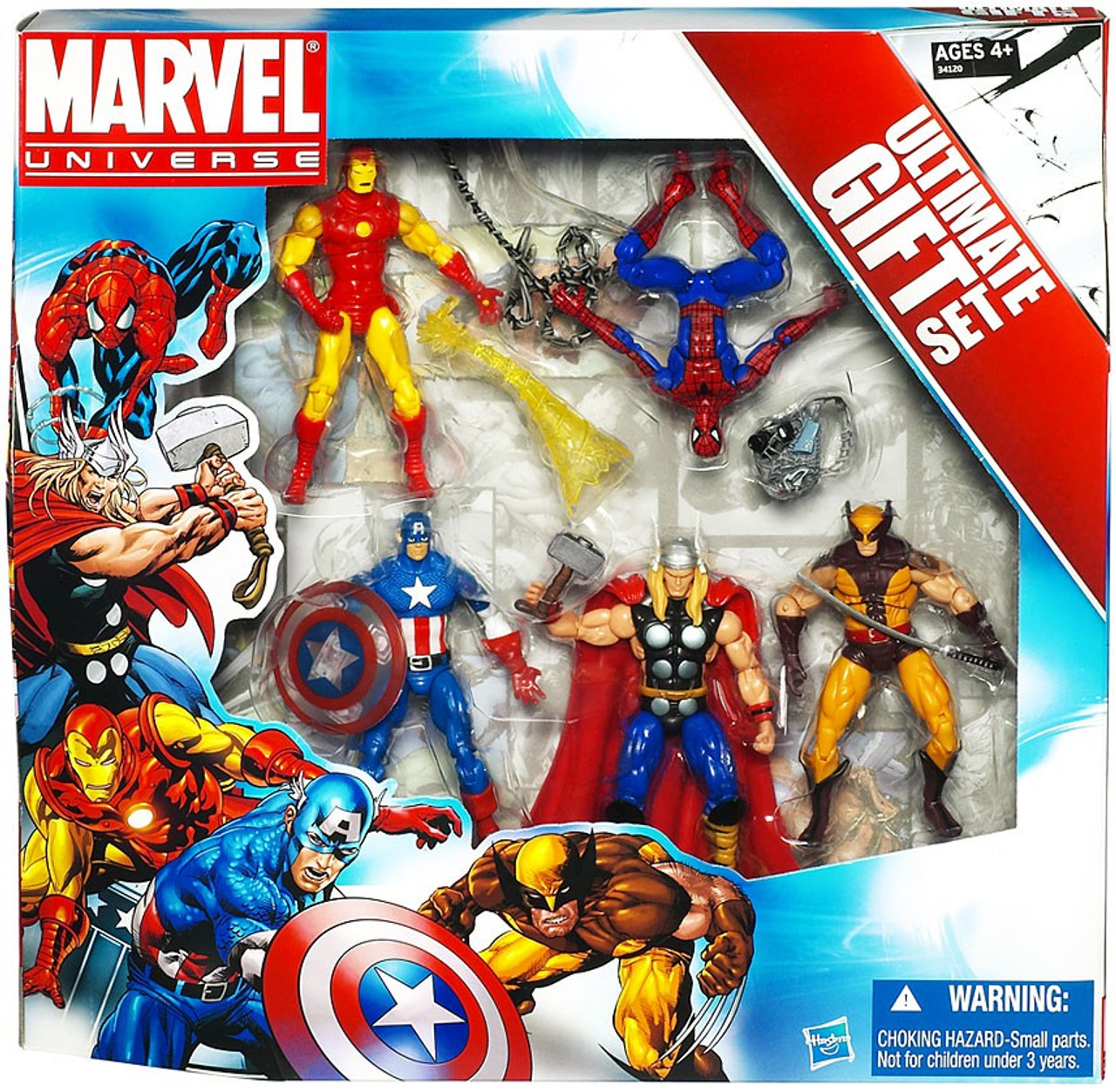 marvel universe mega figure set