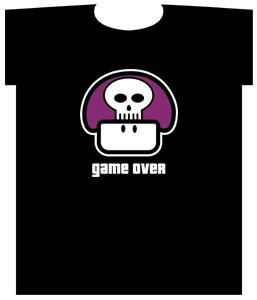 Nintendo Game Over Poison Mushroom T Shirt Youth Small Changes Toywiz - rick grimes season 3 shirt roblox