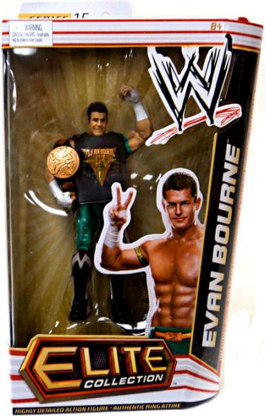 WWE Wrestling Elite Collection Series 15 Evan Bourne Action Figure Tag Team Championship Belt