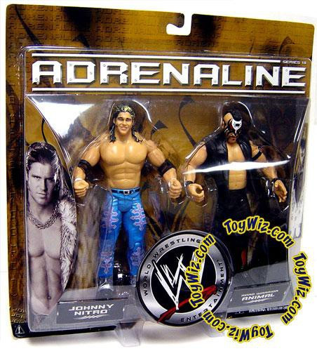 WWE Wrestling Adrenaline Series 18 Animal Johnny Nitro John