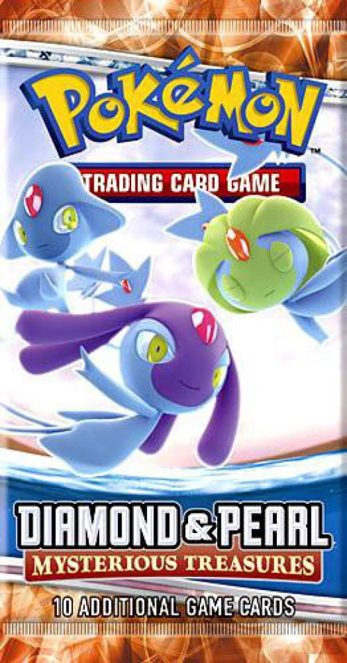 pokemon diamond and pearl mysterious treasures booster box & 2 Pack Blister Famous Grail 25 new Diamond mysterious treasures booster box What
