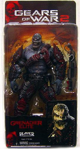 NECA Gears of War 2 Series 4 Locust Grenadier Action Figure Elite