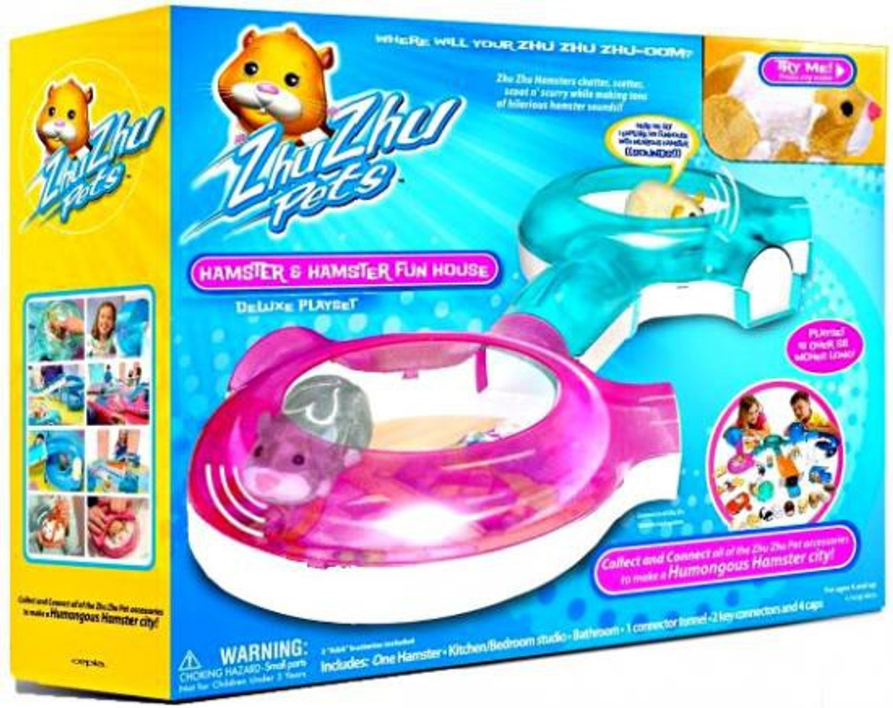 zhu zhu hamster playset