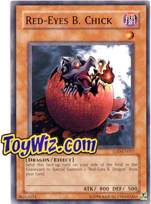 YuGiOh Soul of the Duelist Single Card Common RedEyes B. Chick SOD