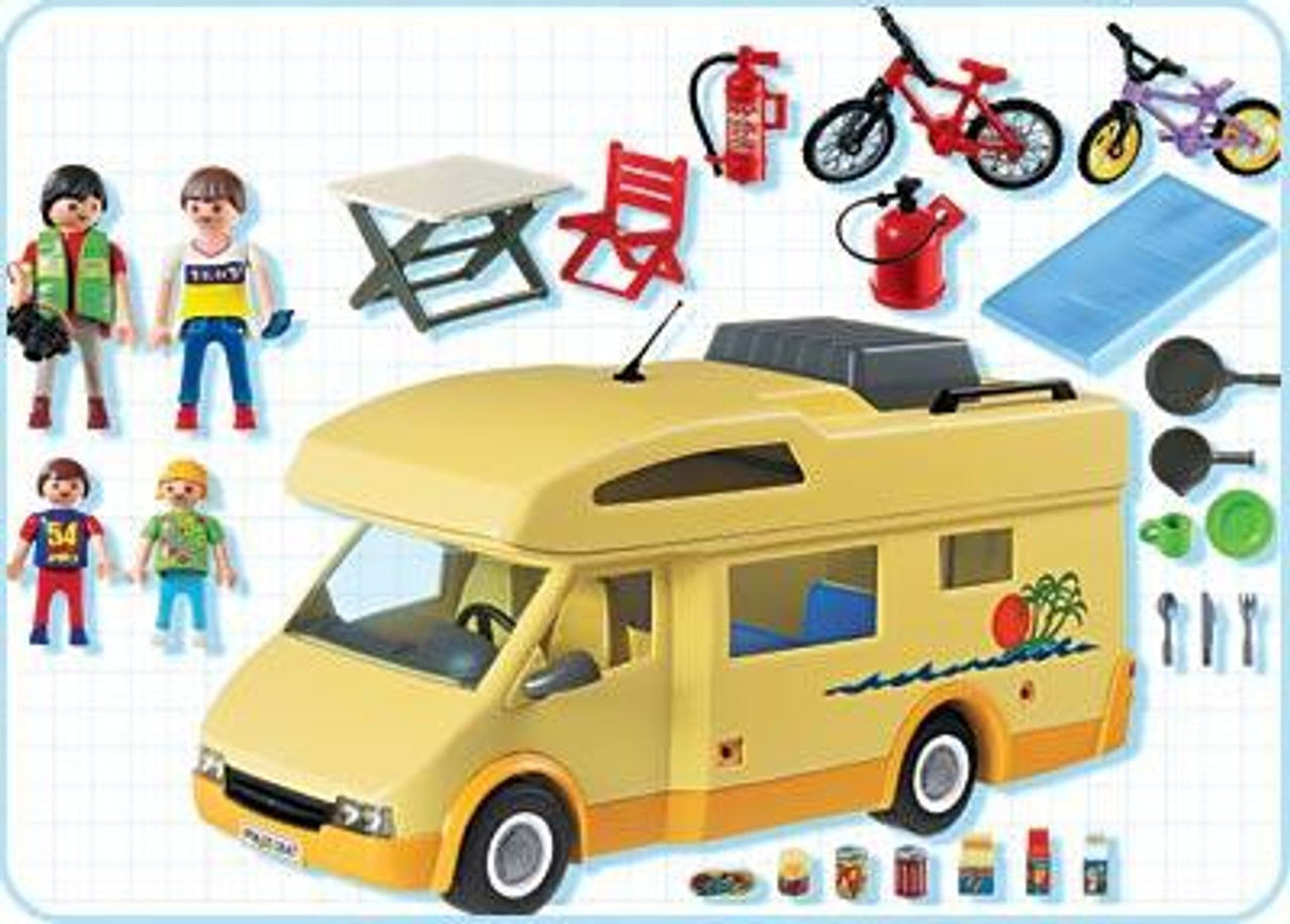 Playmobil Suburban Life Family Camper Set 3647 Toywiz - roblox camper toy