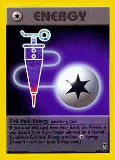 Pokemon Legendary Collection Single Card Uncommon Full Heal Energy