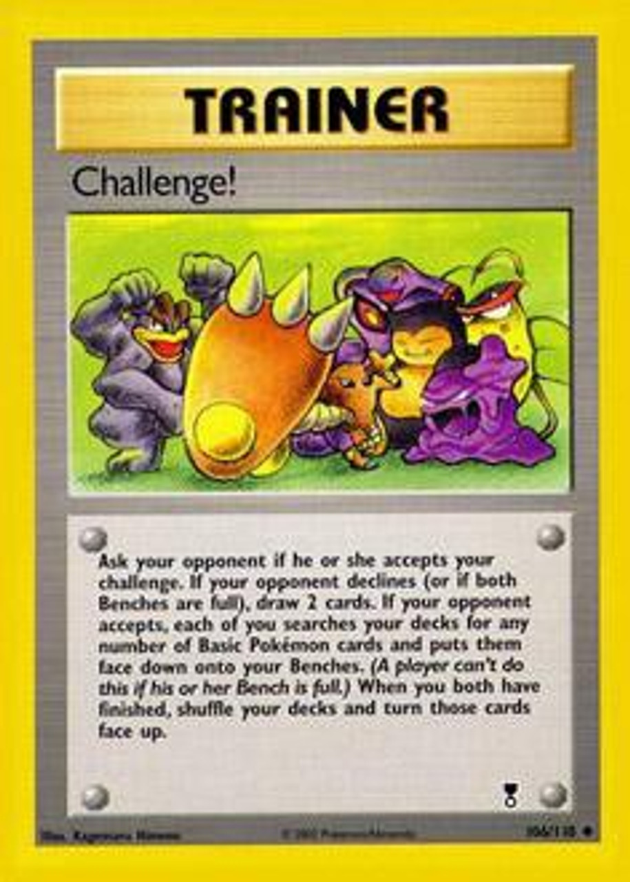 Pokemon Legendary Collection Single Card Uncommon Challenge 106 Toywiz - roblox cute monsters challenge monster hunter