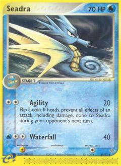 Pokemon Trading Card Game EX Dragon Single Card Uncommon Seadra 40