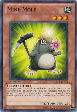 YuGiOh YuGiOh 5Ds Duelist Revolution Single Card Common Mine Mole