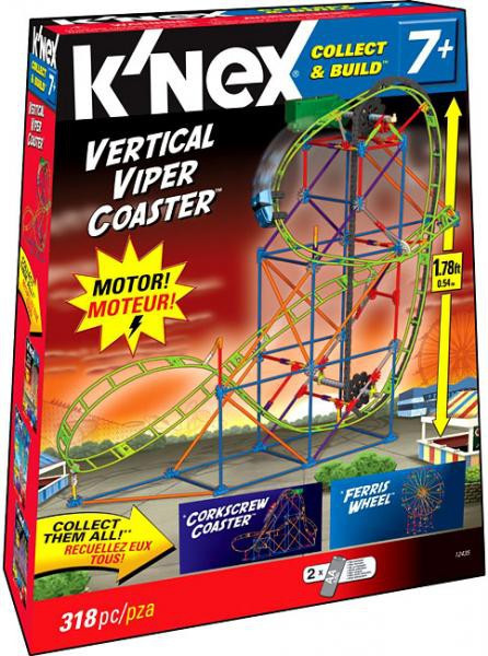 KNex Collect Build Vertical Viper Coaster Set 12435 - ToyWiz