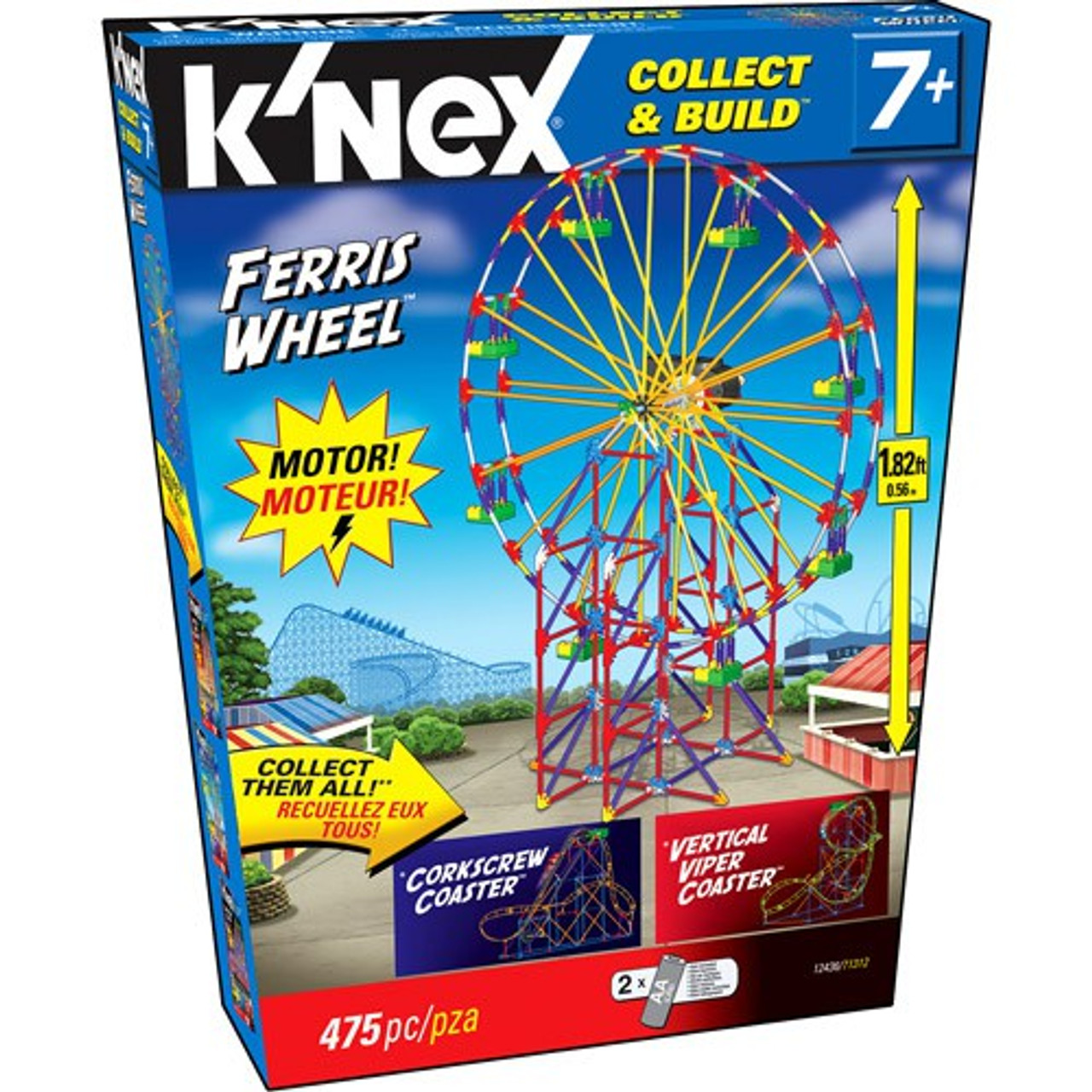 knex corkscrew coaster