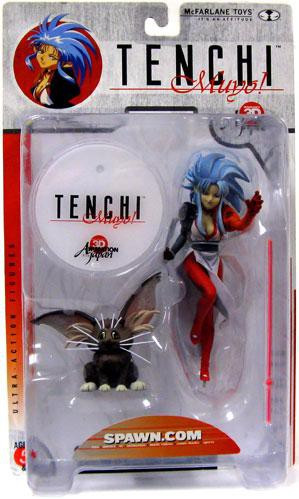 Masaki And Spaceship Light Up Figure Toy And Base Loose No Box Tenchi Muyo Animation Art Characters Chsalon Japanese Anime