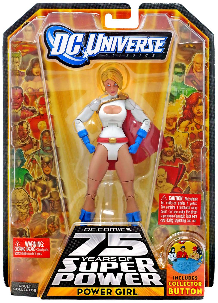 Dc Universe 75 Years Of Super Power Classics Power Girl 6 Action Figure Mattel Toys Toywiz - roblox power girl outfit