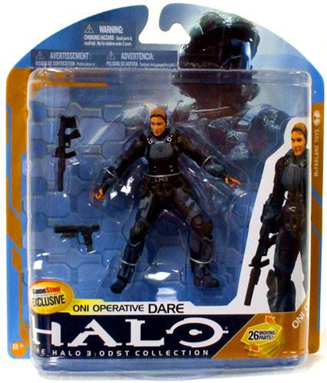 McFarlane Toys Halo 3 Series 8 ONI Operative Dare Exclusive Action ...