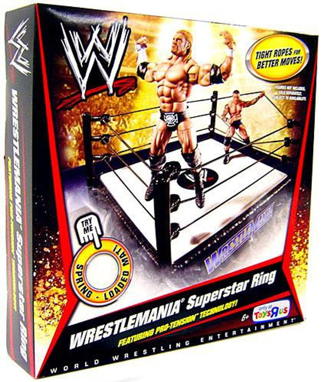 Wwe Wrestling Wrestlemania Exclusive Superstar Ring Mattel Toys Toywiz - old wrestling arena game roblox