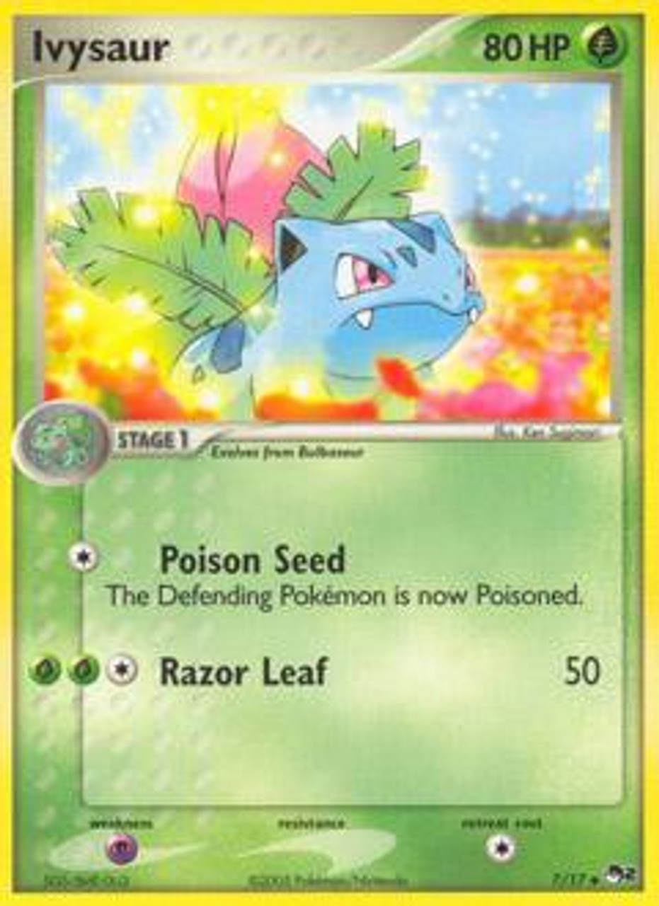 Pokemon Trading Card Game Organized Play Series 2 Single Card Uncommon Ivysaur 7 Toywiz - pokemon go 2 roblox i caught a wild venusaur in pokemon go