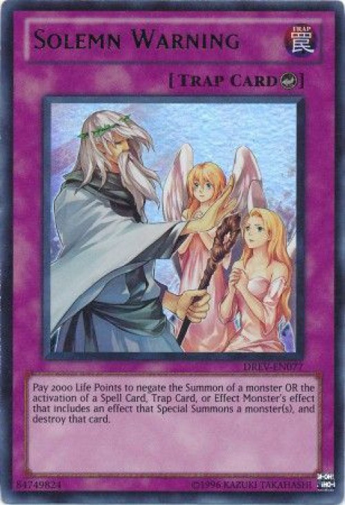 YuGiOh YuGiOh 5Ds Duelist Revolution Single Card Ultra Rare Solemn
