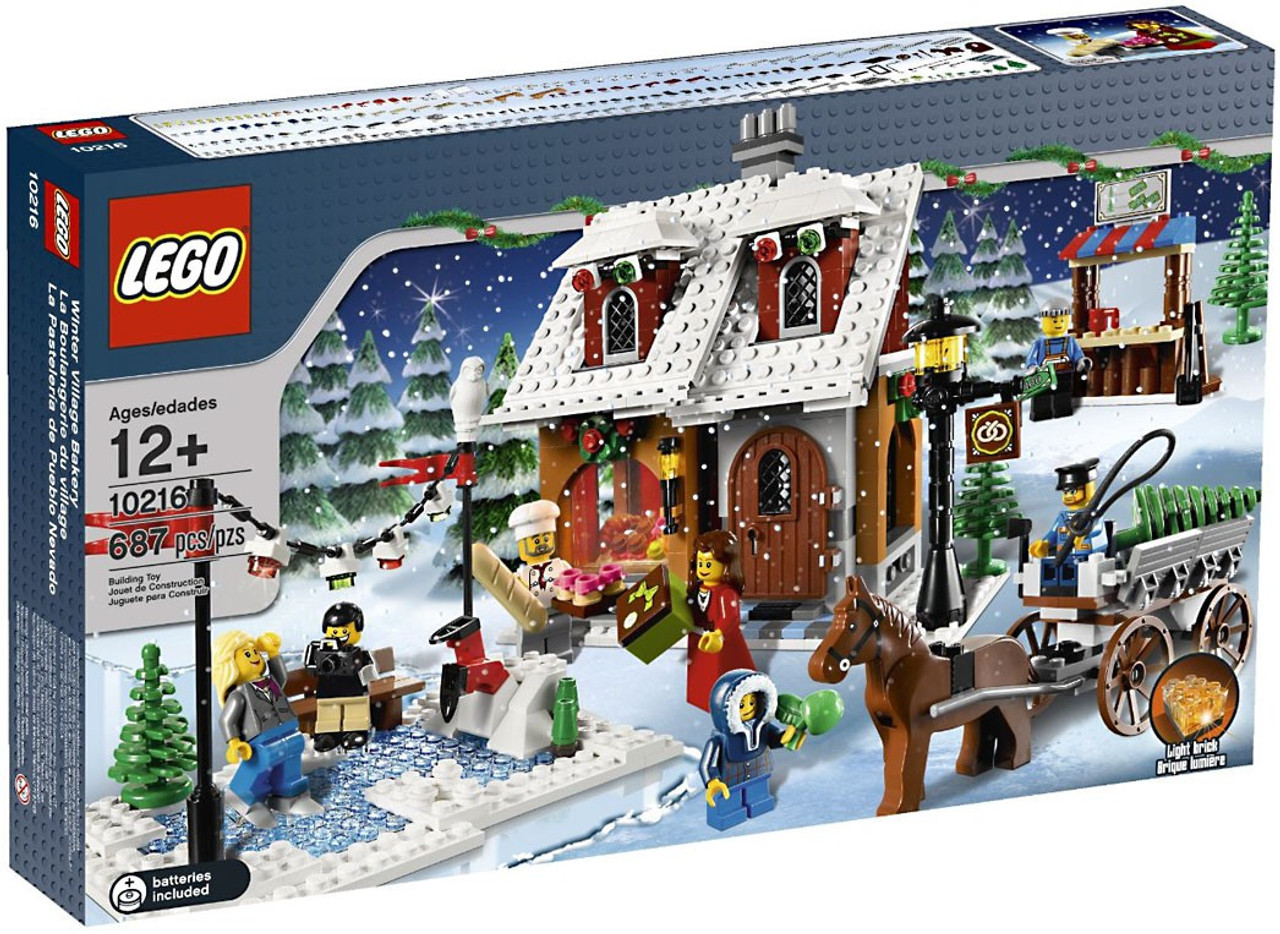 winter village lego 2019