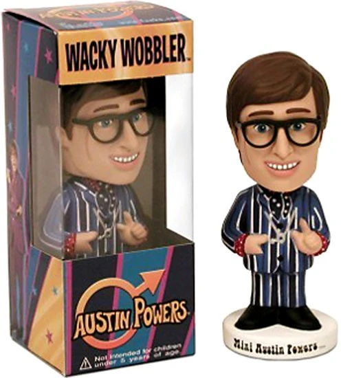 Funko Austin Powers Wacky Wobbler Mini Austin Powers Bobble Head